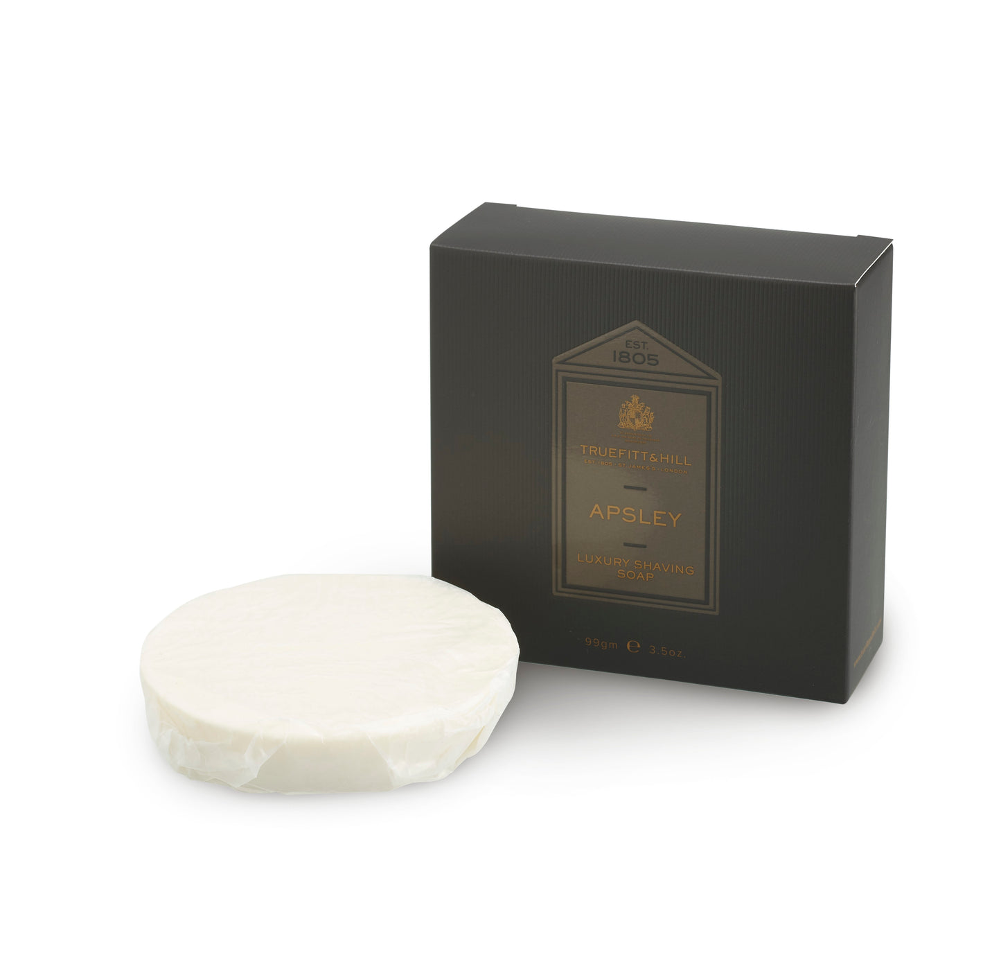 Apsley Luxury Shaving Soap Refill for Wooden Bowl